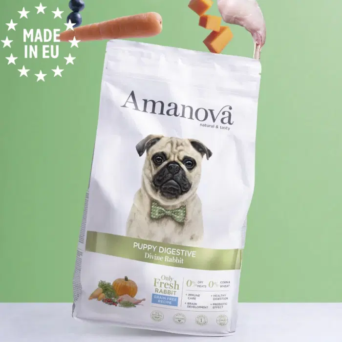 Amanova Skøn Kanin Digestive - Hvalpefoder - 7 kg