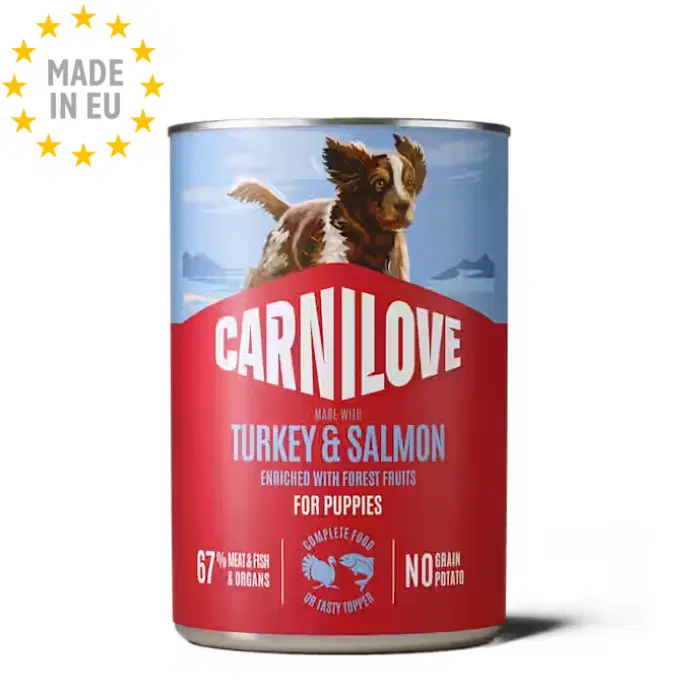 Carnilove Salmon & Turkey Puppy - Hvalpe Vådfoder - 400g Carnilove Salmon & Turkey Puppy - Hvalpe Vådfoder - 400g
