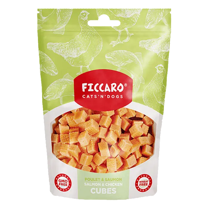 FICCARO Salmon & Chicken Cubes