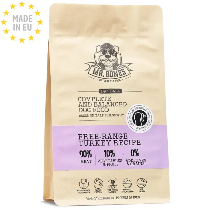 Mr. Bones Dry BARF Turkey Recipe, 450g