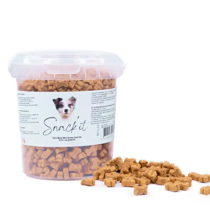 Snack'it - Semi-Moist Mini Bones W/ Cheese 500g