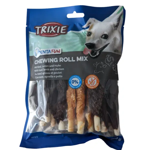 Trixie Denta Fun tyggerulle mix 10 cm - 250 g.